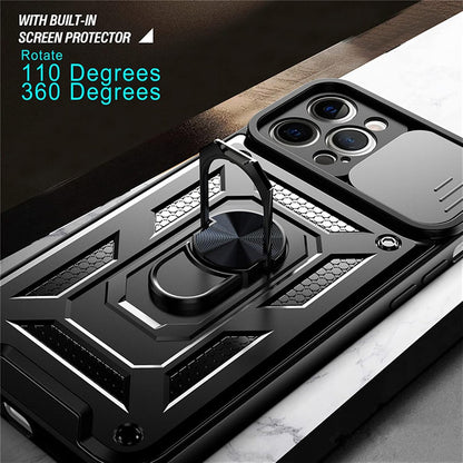 Funda para Apple iPhone 12 mini, Techsuit, CamShield, Negra