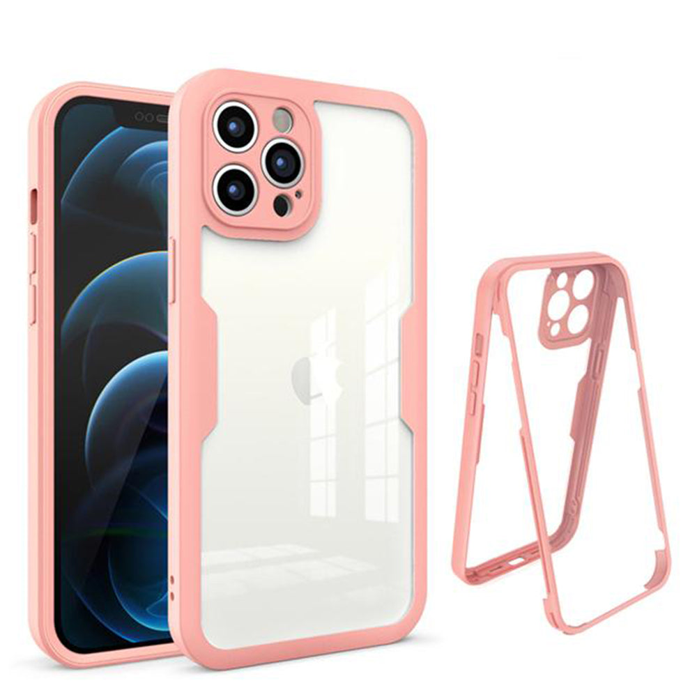Funda para Apple iPhone 12 Pro Max, Techsuit, ColorVerse 360, Rosa