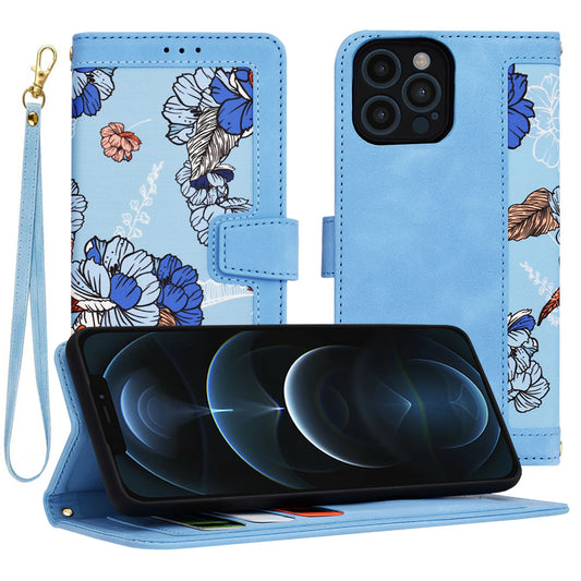 Funda para Apple iPhone 12 Pro Max, Techsuit, FlipCraft, Azul