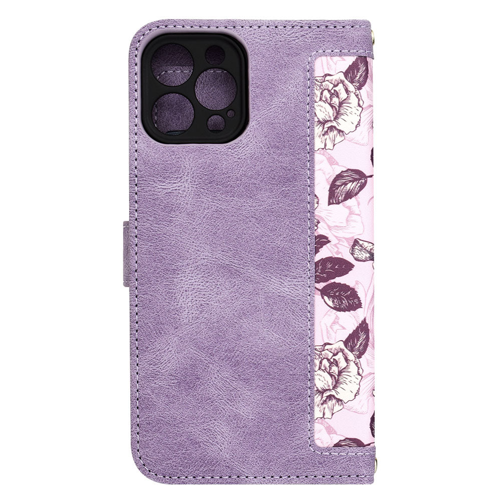 Funda para Apple iPhone 12 Pro Max, Techsuit, FlipCraft, Morado