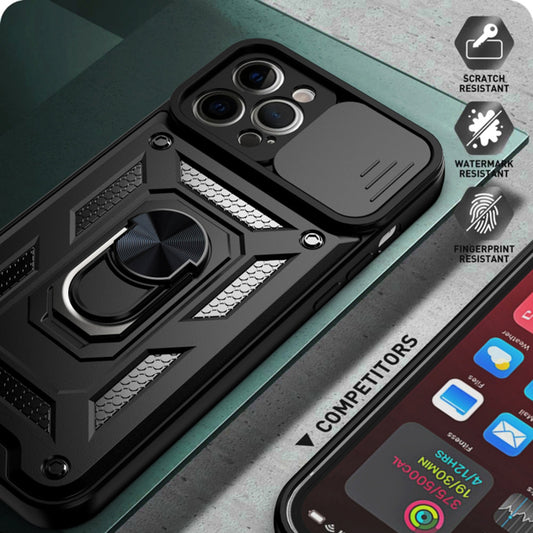 Funda para Apple iPhone 12 Pro, Techsuit, CamShield, Azul
