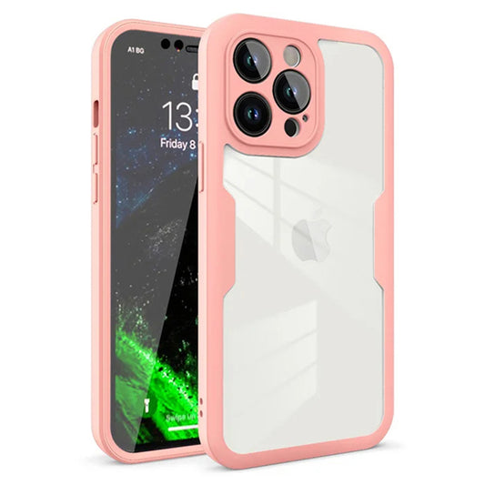 Funda para Apple iPhone 12 Pro, Techsuit, ColorVerse 360, Rosa