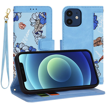 Funda para Apple iPhone 12 / 12 Pro, Techsuit, FlipCraft, Azul