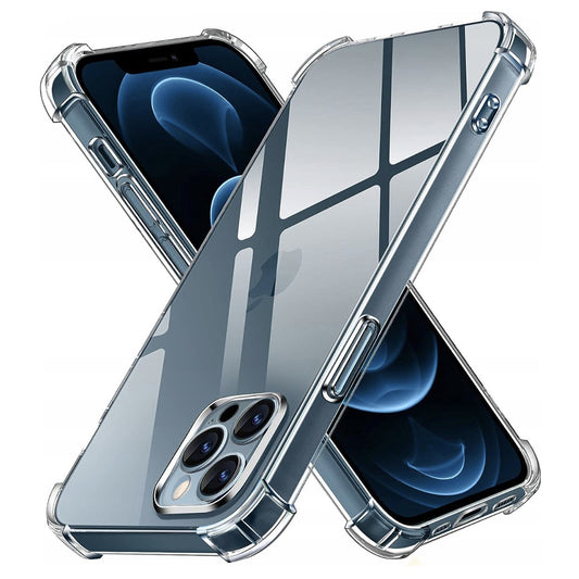 Funda para Apple iPhone 12 Pro, Techsuit, Antigolpes Transparente, Transparente