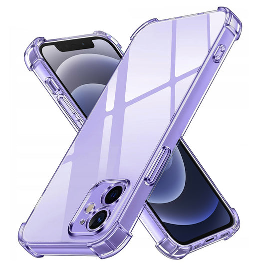 Funda para Apple iPhone 12, Techsuit, Shockproof Clear, Transparente