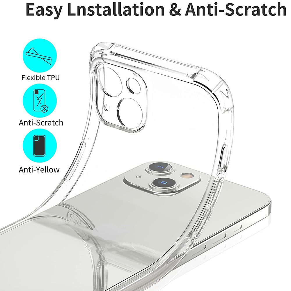 Funda para Apple iPhone 13 mini, Techsuit, Shockproof Clear, Transparente