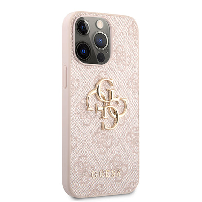 Funda para Apple iPhone 13 Pro, Guess, 4G Metal Logo, Rosa