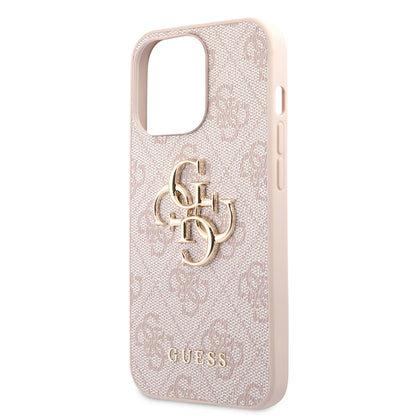 Funda para Apple iPhone 13 Pro, Guess, 4G Metal Logo, Rosa