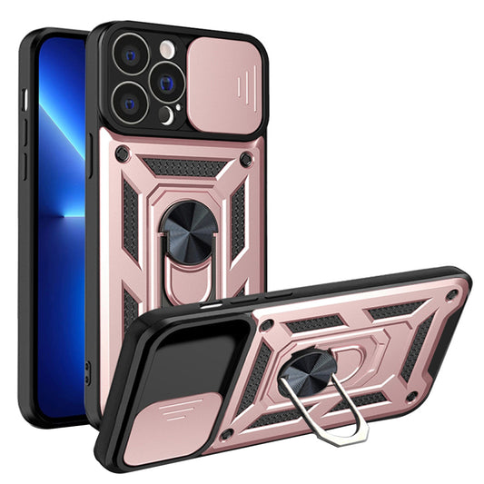 Funda para Apple iPhone 13 Pro, Techsuit, CamShield, Rosa