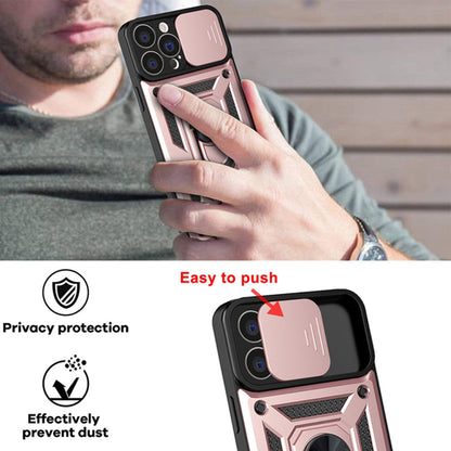 Funda para Apple iPhone 13 Pro, Techsuit, CamShield, Rosa
