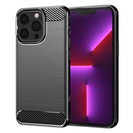 Funda para Apple iPhone 13 Pro, Techsuit, Carbono, Negra