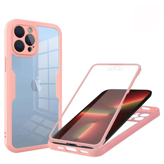 Funda para Apple iPhone 13 Pro, Techsuit, ColorVerse 360, Rosa