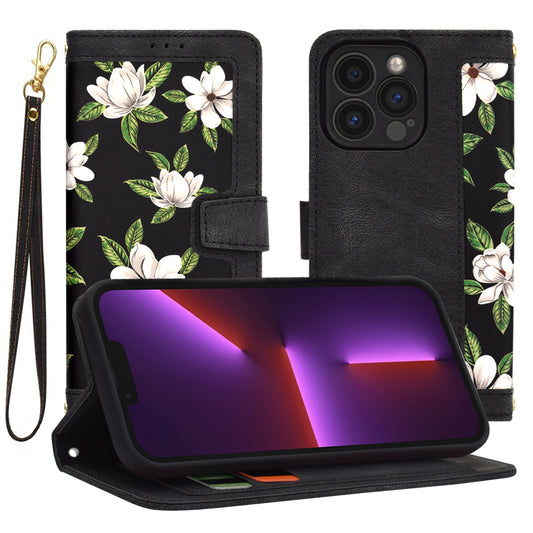 Funda para Apple iPhone 13 Pro, Techsuit, FlipCraft, Negra