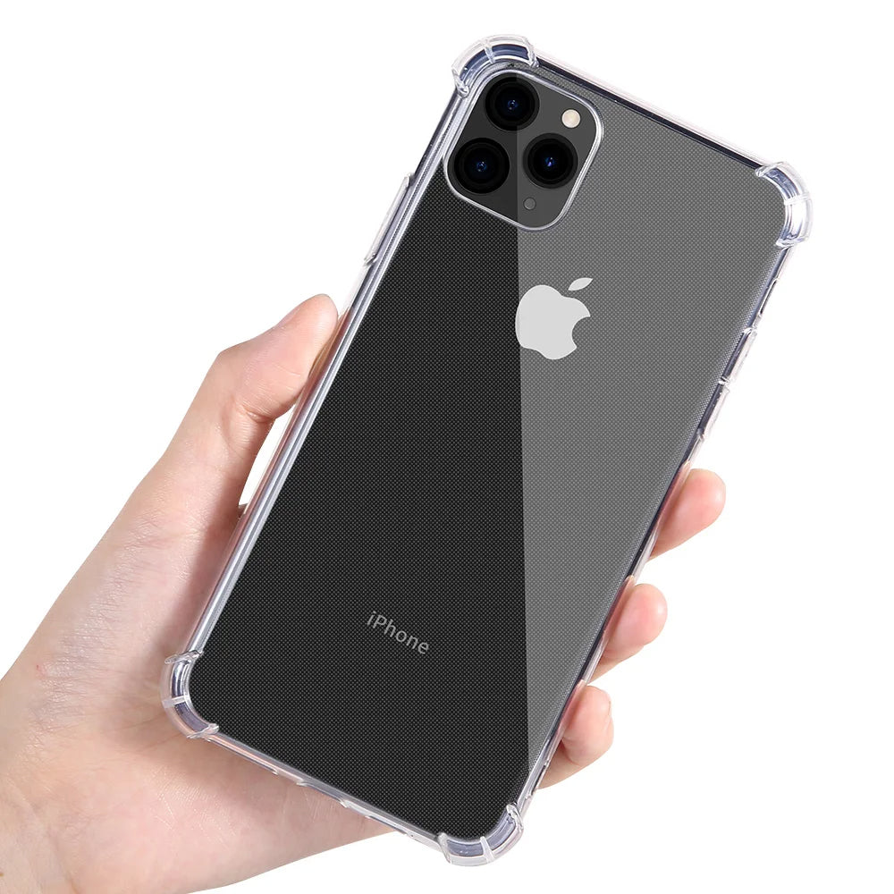 Funda para Apple iPhone 13 Pro, Techsuit, Shockproof Clear, Transparente