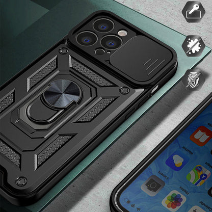 Funda para Apple iPhone 13, Techsuit, CamShield, Negra