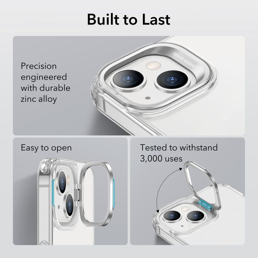 Funda para Apple iPhone 14 Plus, ESR, Classic Kickstand, Transparente