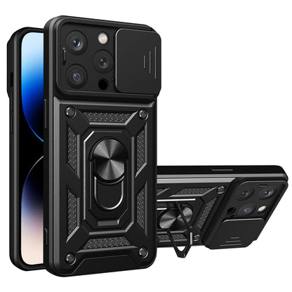 Funda para Apple iPhone 14 Pro Max, Techsuit, CamShield, Negra