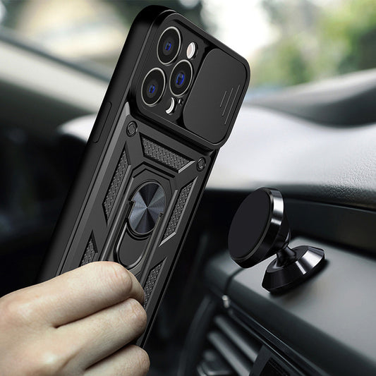 Funda para Apple iPhone 14 Pro Max, Techsuit, CamShield, Negra