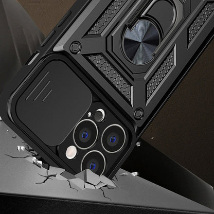Funda para Apple iPhone 14 Pro Max, Techsuit, CamShield, Negra