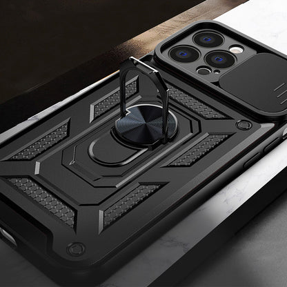 Funda para Apple iPhone 14 Pro Max, Techsuit, CamShield, Negra