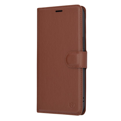 Funda para Apple iPhone 14 Pro Max, Techsuit, Leather Folio, Marrón