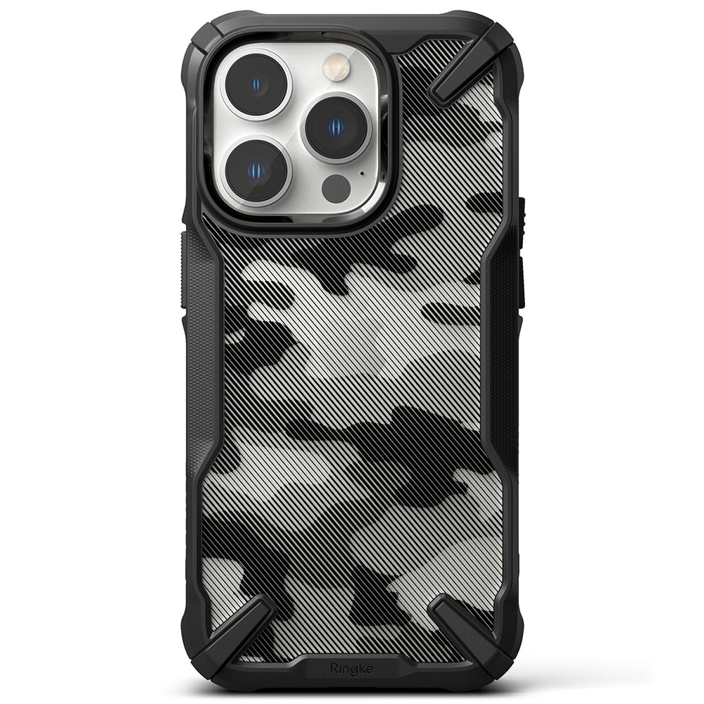Funda para Apple iPhone 14 Pro, Ringke, Fusion X Design, Camuflaje