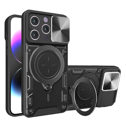 Funda para Apple iPhone 14 Pro, Techsuit, CamGuard Pro, Negra