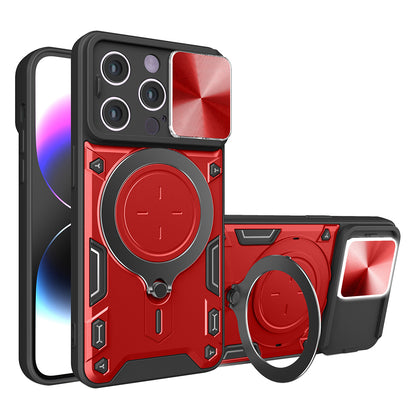 Funda para Apple iPhone 14 Pro, Techsuit, CamGuard Pro, Roja