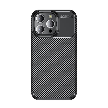 Funda para Apple iPhone 14 Pro, Techsuit, CarbonFiber, Negra