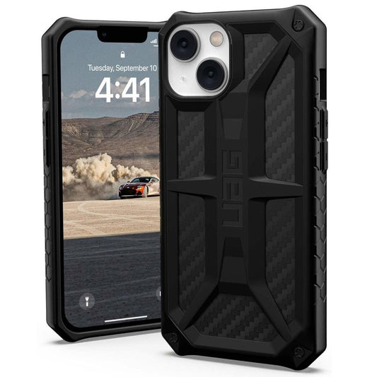 Funda para Apple iPhone 14, Urban Armor Gear, Monarch Carbon, Negra