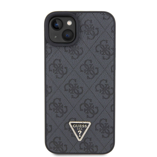 Funda para Apple iPhone 15 / 14, Guess, Crossbody 4G Metal Logo, Negra