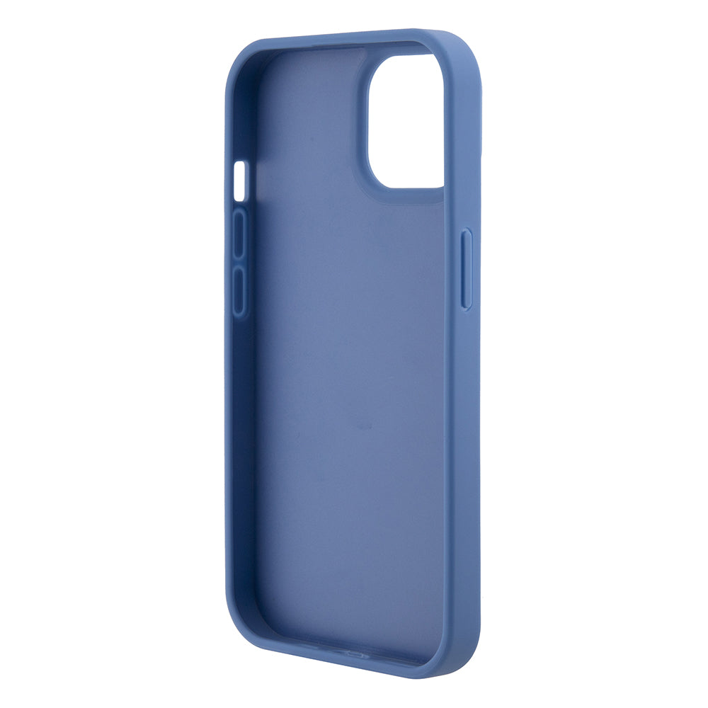 Funda para Apple iPhone 15, Guess, Crossbody 4G Metal Logo, Azul
