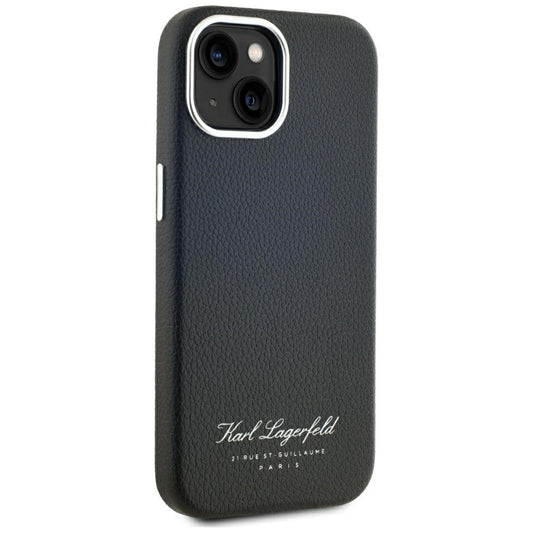Funda para Apple iPhone 15, Karl Lagerfeld, RSG, Negra
