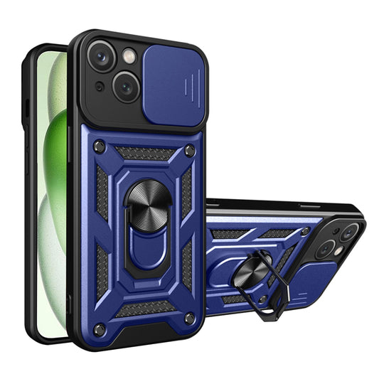 Funda para Apple iPhone 15 Plus, Techsuit, CamShield, Azul