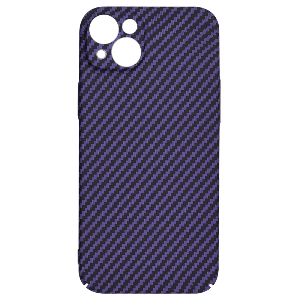 Funda para Apple iPhone 15 Plus, Techsuit, Carbonite FiberShell, Morado