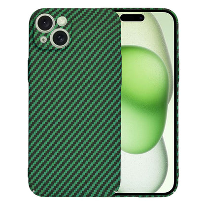 Funda para Apple iPhone 15 Plus, Techsuit, Carbonite FiberShell, Verde
