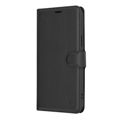 Funda para Apple iPhone 15 Plus, Techsuit, Leather Folio, Negra