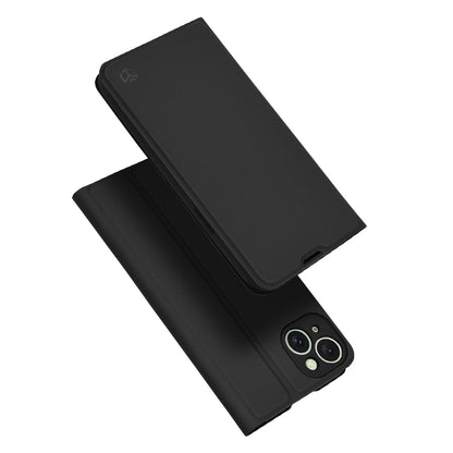 Case for Apple iPhone 15 Plus, Techsuit, Magskin Book, Black