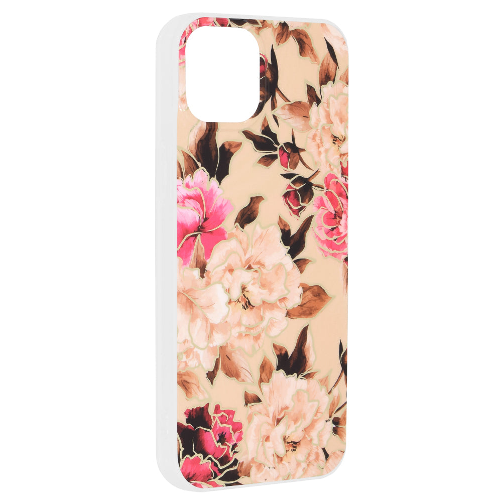 Funda para Apple iPhone 15 Plus, Techsuit, Marble, Beige