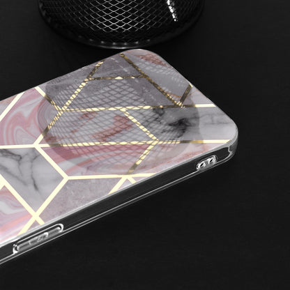 Funda para Apple iPhone 15 Plus, Techsuit, Marble, Rosa