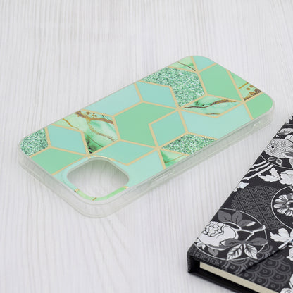 Funda para Apple iPhone 15 Plus, Techsuit, Marble, Verde