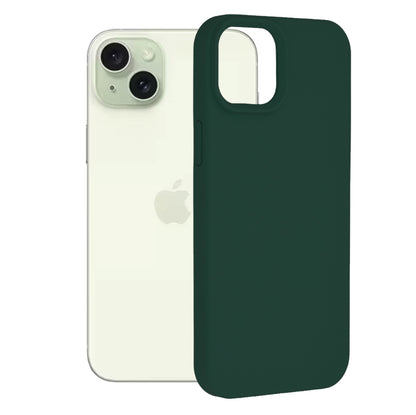 Funda para Apple iPhone 15 Plus, Techsuit, Soft Edge, Verde Oscuro