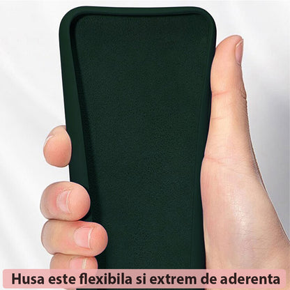 Funda para Apple iPhone 15 Plus, Techsuit, Soft Edge, Verde Oscuro