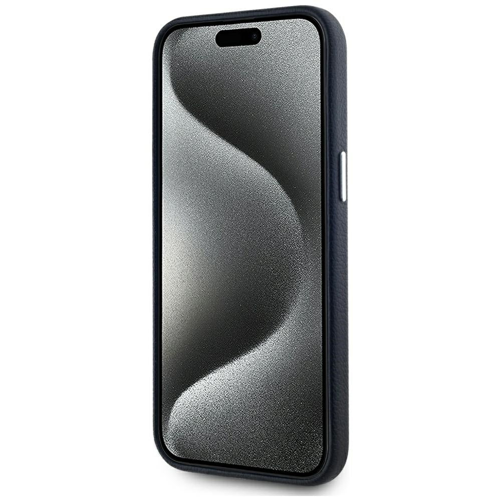 Funda para Apple iPhone 15 Pro, Karl Lagerfeld, Grained Hotel RSG, Negra