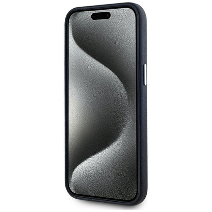 Funda para Apple iPhone 15 Pro, Karl Lagerfeld, Grained Hotel RSG, Negra