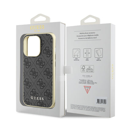 Funda para Apple iPhone 15 Pro Max, Guess, 4G Charm, Gris