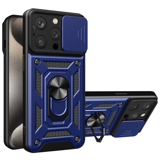 Funda para Apple iPhone 15 Pro Max, Techsuit, CamShield, Azul