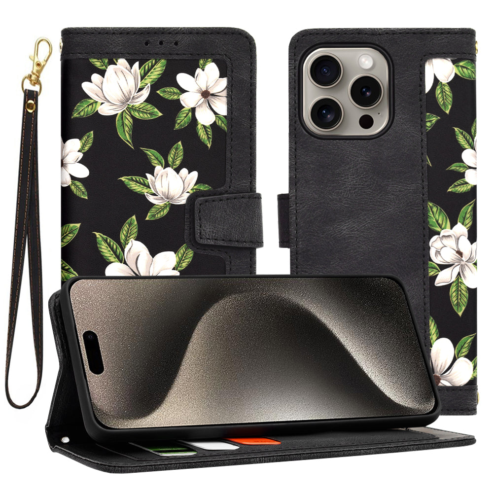 Funda para Apple iPhone 15 Pro Max, Techsuit, FlipCraft, Negra