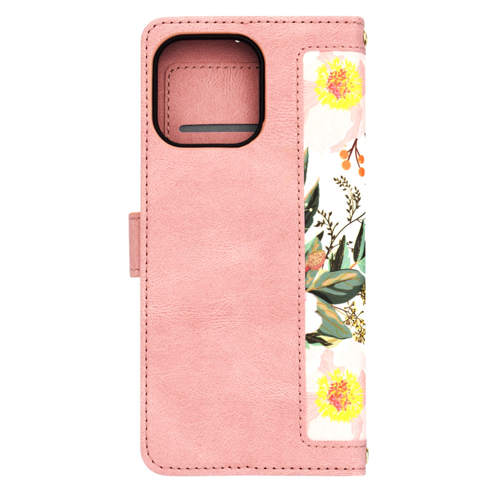 Funda para Apple iPhone 15 Pro Max, Techsuit, FlipCraft, Rosa