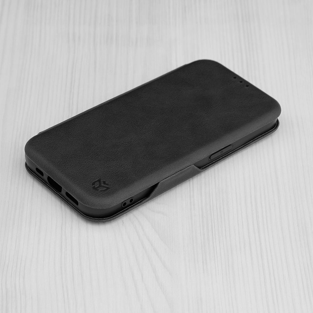 Funda para Apple iPhone 15 Pro Max, Techsuit, Safe Wallet Plus, Negra